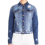 Distressed Denim Jacket - Denny's
