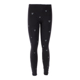 Heart Print Legging Criss Cross Side - Denny's