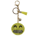 Rhinestone Emoji Faces Keychain - Denny's