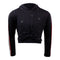 Long Sleeve Twist Front Hoody with All Over Hearts - Denny's