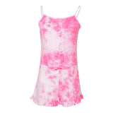 Cloud Tie Dye Ruffle Romper - Denny's