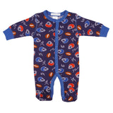 Navy Football Footie - Denny's