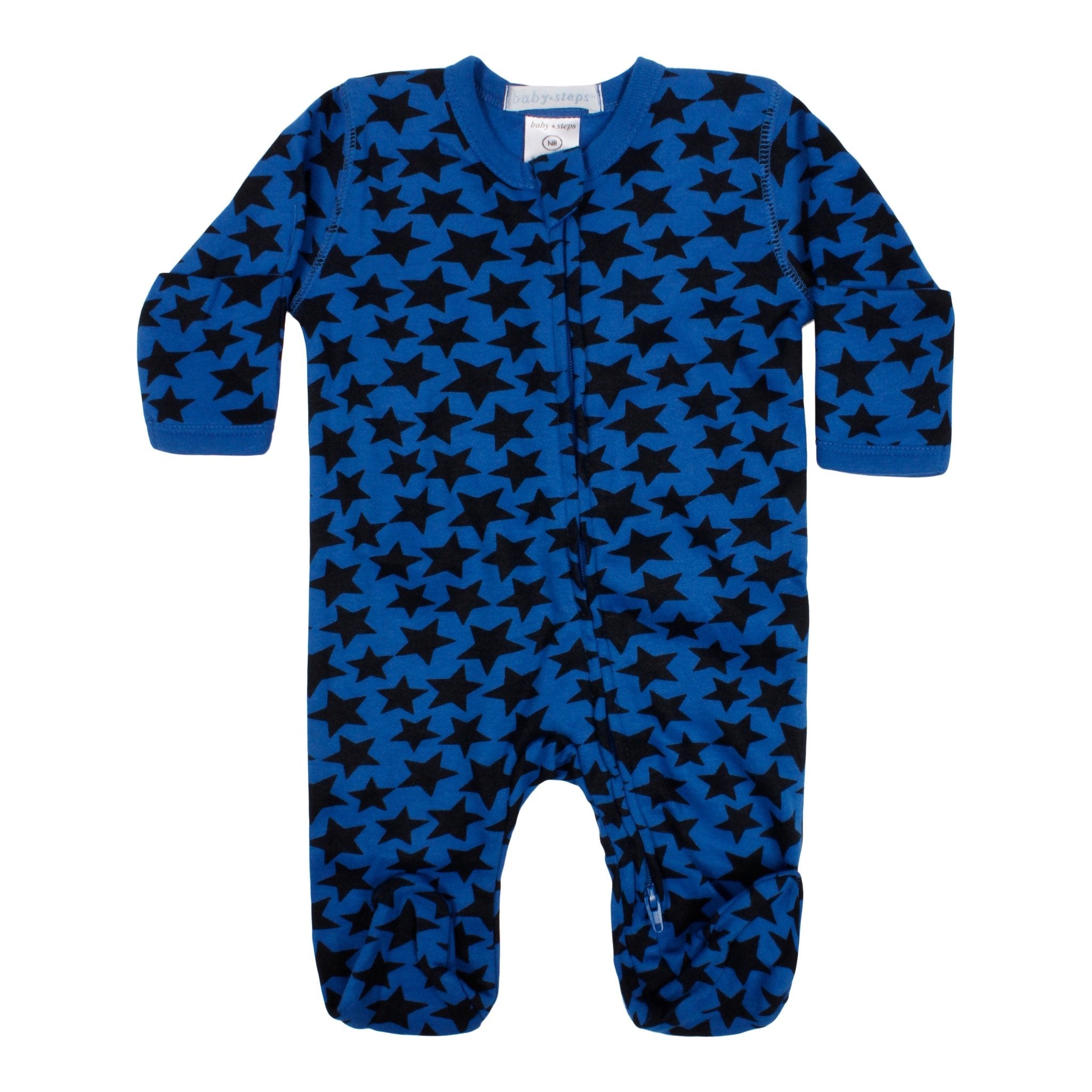 Cobalt Multi Stars Footie - Denny's