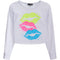 Multi Neon Lips & Stars Top - Denny's