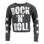 Rock & Roll Long Sleeve Top with Stars on Sleeve - Denny's