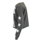 Rock & Roll Long Sleeve Top with Stars on Sleeve - Denny's