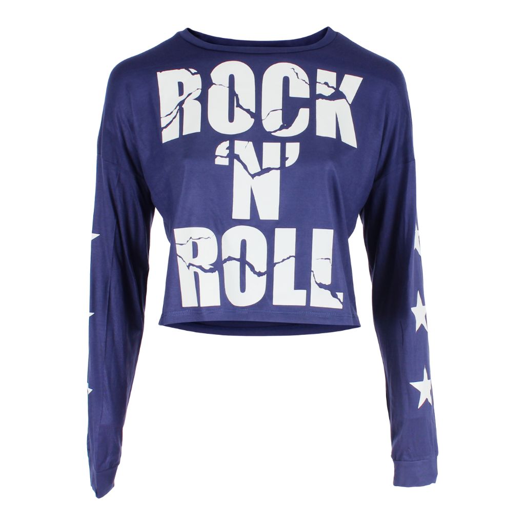 Long Sleeve Rock N Roll Crew - Denny's