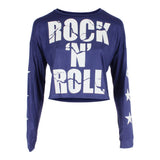 Long Sleeve Rock N Roll Crew - Denny's