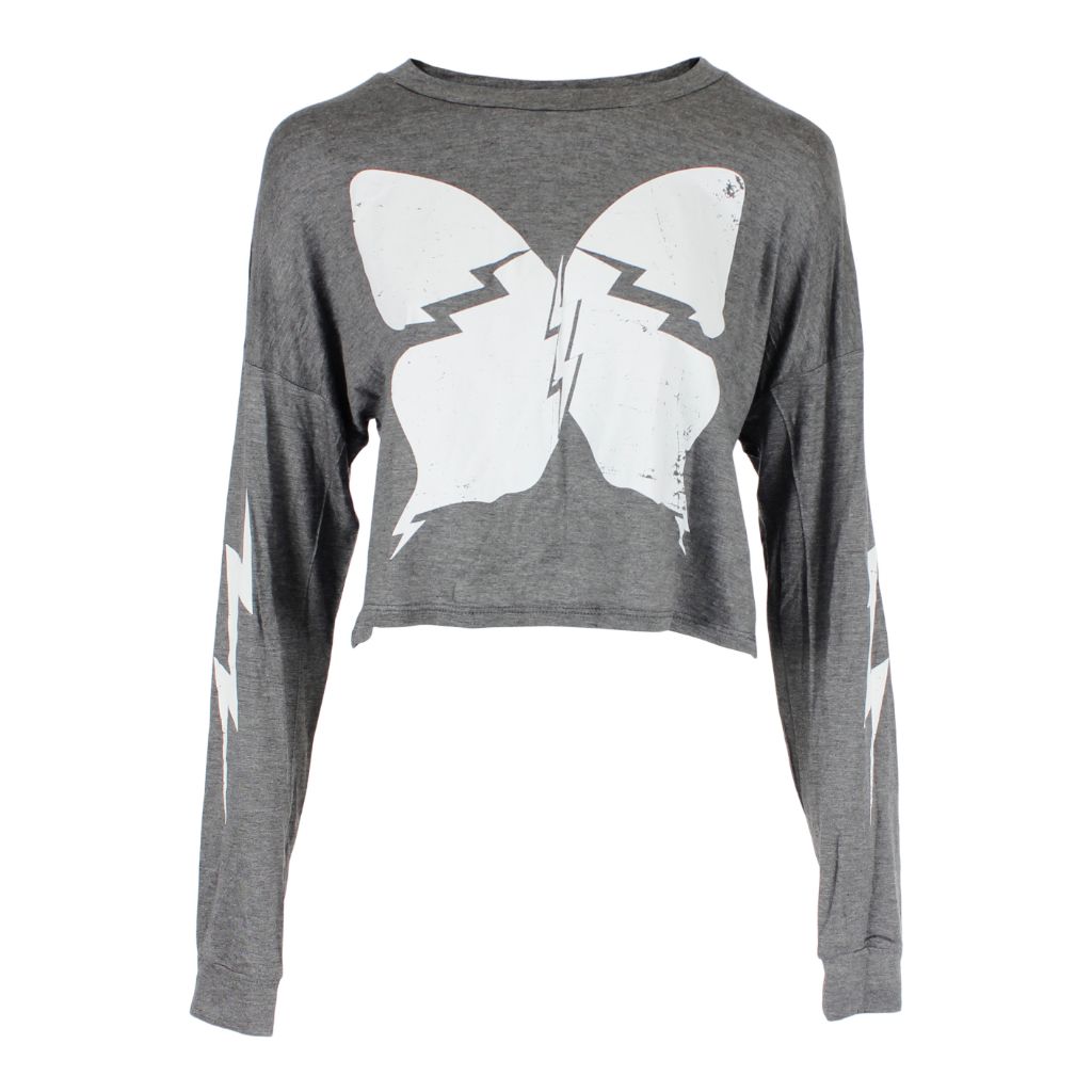 Long Sleeve Butterfly Crew - Denny's