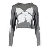 Long Sleeve Butterfly Crew - Denny's