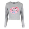 Long Sleeve Crew with Icons Lip - Denny's