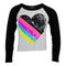 Colorblock Crop Top with Heart - Denny's