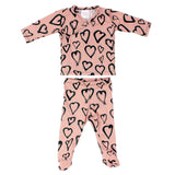 Two Piece Take Home Blush with Hearts - Denny's