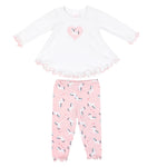 Two Piece Set Unicorn Pink - Denny's