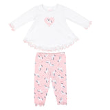 Two Piece Set Unicorn Pink - Denny's