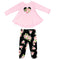 Two Piece Set Thermal with Charcoal Floral Legging - Denny's