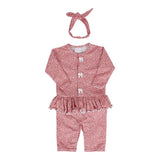 Peplum Coverall with Headband - Denny's