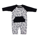 Coverall Sneaker Kangaroo Pocket and Arms Splatter - Denny's