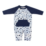 Raglan Coverall Star with Denim Pocket and Sleeves - Denny's