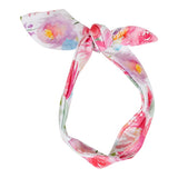 Floral Watercolor Unionsuit with Headband - Denny's