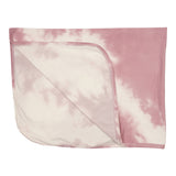 Mauve & Cream Tie Dye Blanket - Denny's