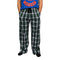 Green & White Plaid Flannel Pant - Denny's