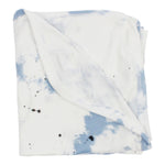 Blue Tie Dye Splatter Blanket - Denny's