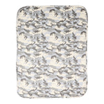 Blue Camo Knit Blanket - Denny's