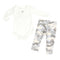 2pc Blue Camo Knit Onesie Set - Denny's