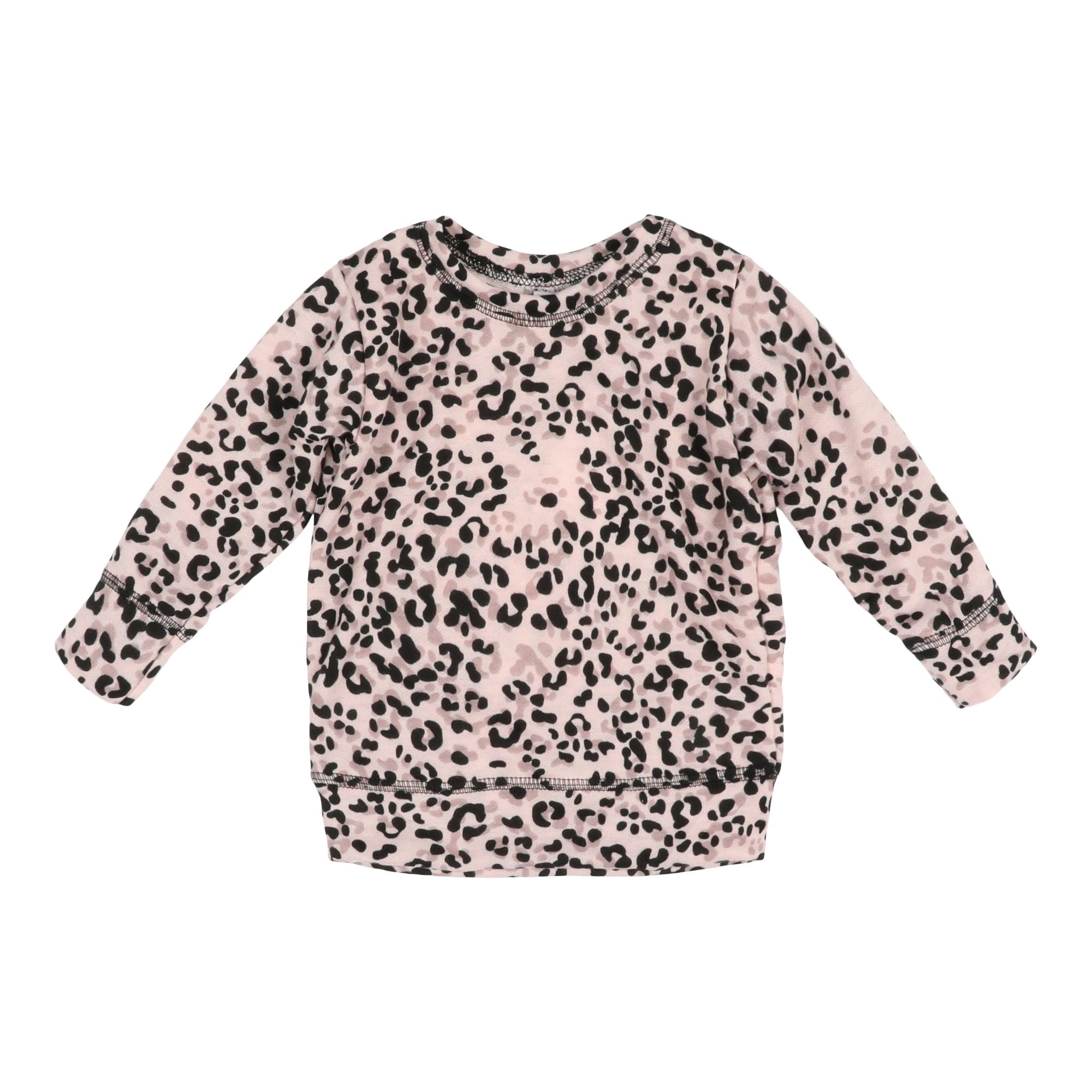 Pink Cheetah Sweatshirt - Denny's