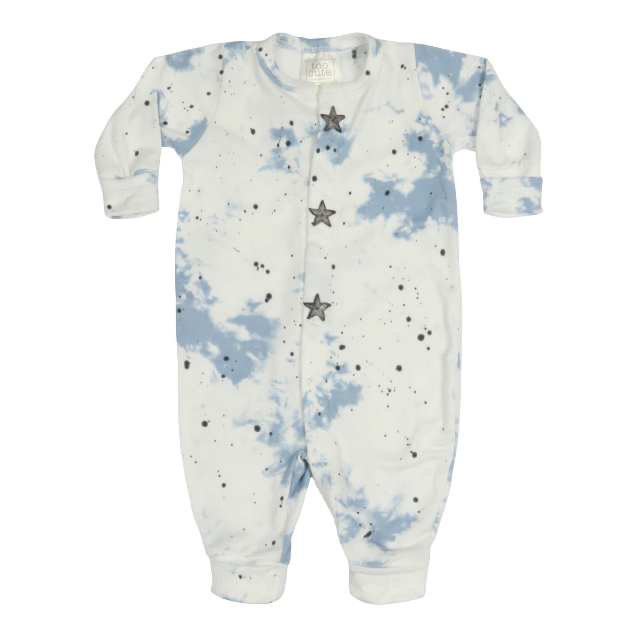 Blue Tie Dye Splatt Union Suit - Denny's