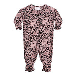 2pc Pink Cheetah Union Suit - Denny's