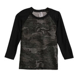 Camo Raglan Tee - Denny's
