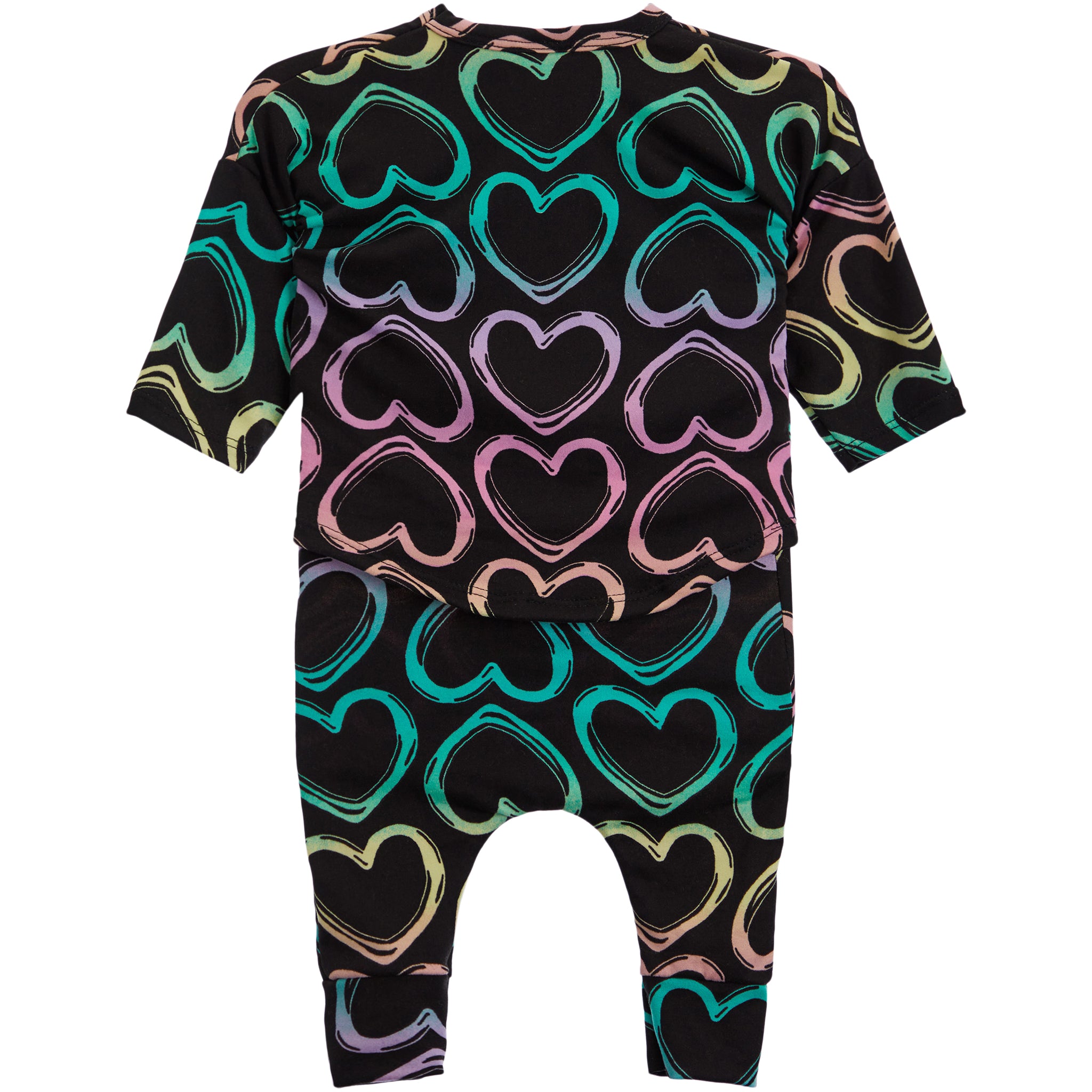2pc Multi Heart Harem Set - Denny's