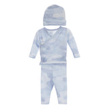3pc Blue Camo Kimono & Hat Set - Denny's