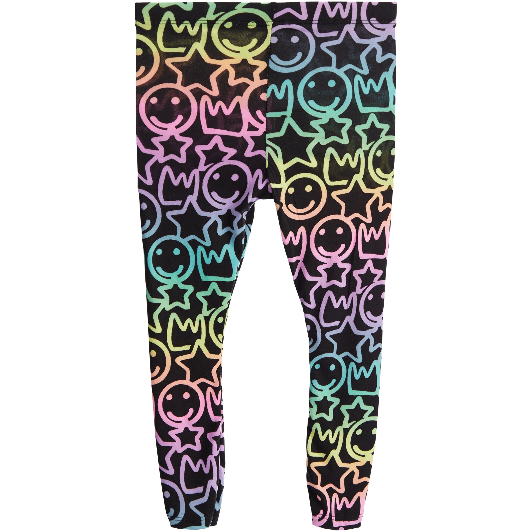 Crown, Star, & Smiley Legging Ombre - Denny's