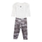 2pc Grey Knit Camo Onesis Set - Denny's