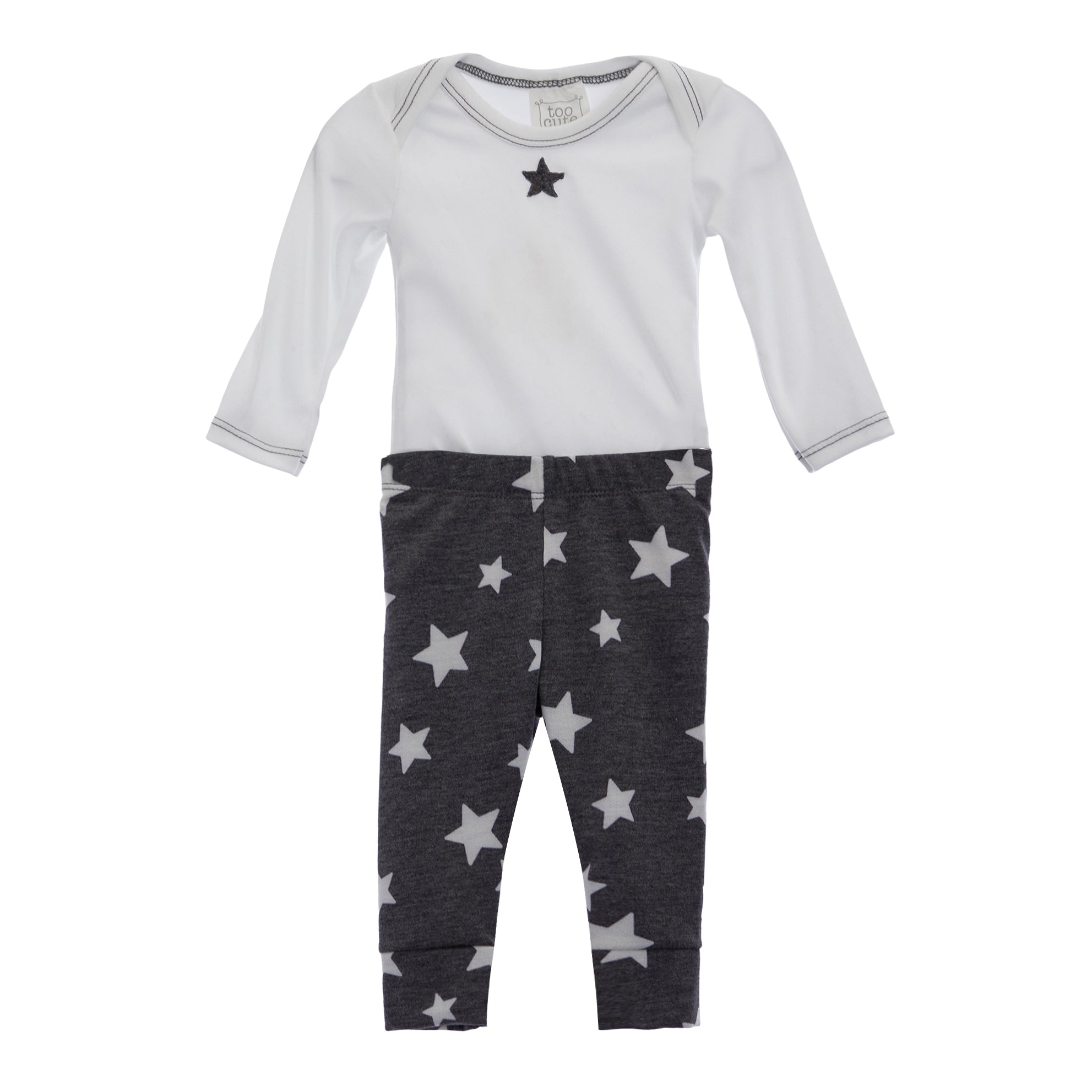 2pc Star Print Onesis Set - Denny's