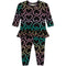 2pc Multi Heart Ruffle Tunic Set - Denny's