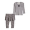2pc Rib Leopard Skirted Legging Set - Denny's