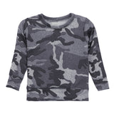 Grey Knit Camo Sweatshirt - Denny's
