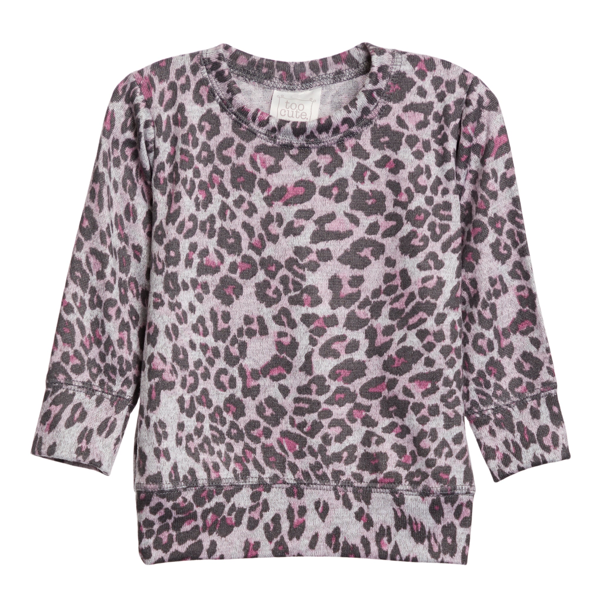 Pink Leopard Sweatshirt - Denny's