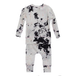 2pc Black & Pink Splatt Harem Set - Denny's