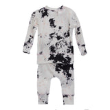 2pc Black & Pink Splatt Harem Set - Denny's