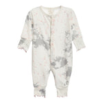 Tie Dye Gray & Pink Splatt Union Suit - Denny's