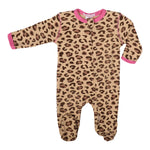 Natural Cheetah Footie - Denny's