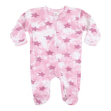 Stars Mauve Tie Dye Footie - Denny's