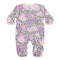 Footie Floral Leopard - Denny's