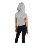 Hoodie Tie Front Tank with Lightning Zap - Denny's