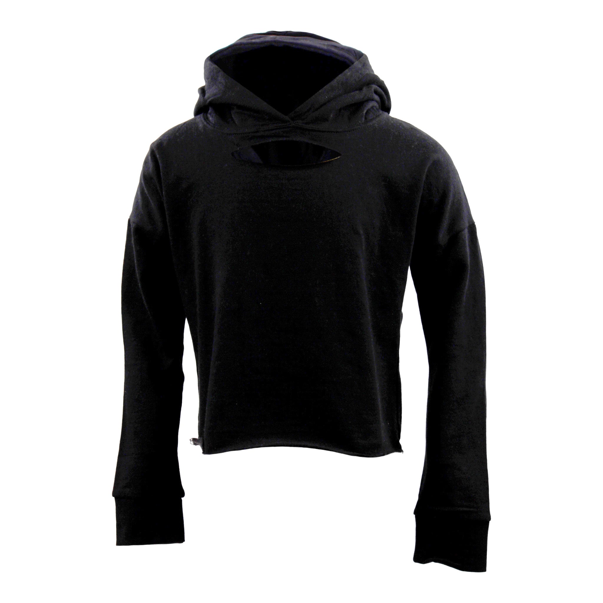 Long Sleeve Cut Off Hoodie w Grateful Dead n Cuts - Denny's